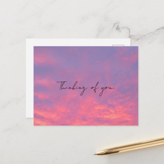Pink Sky Photography ポストカード (正面/裏面インサイチュ)