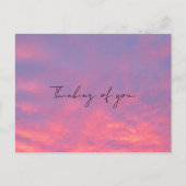 Pink Sky Photography ポストカード (正面)