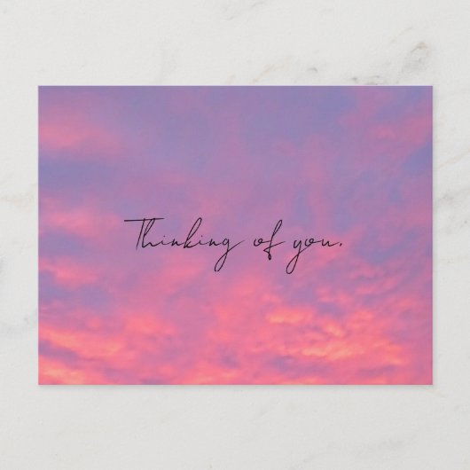 Pink Sky Photography ポストカード (正面)