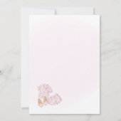 Pink Slumber Party Invitation - Girls Sleepover 招待状 (裏面)