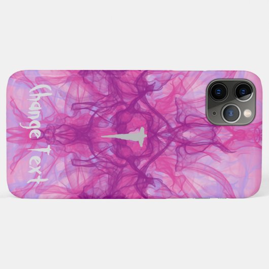 PINK SMOKEで「Change Your Text」でカバー –  Case-Mate iPhoneケース (裏面(横))