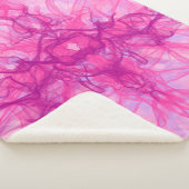 PINK SMOKE – およびモダン抽象芸術フラクタルアート –  シェルパブランケット (3/4)