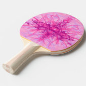 PINK SMOKE – およびモダン抽象芸術フラクタルアート –  卓球ラケット (正面アングル)