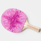 PINK SMOKE – およびモダン抽象芸術フラクタルアート –  卓球ラケット (横)