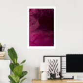 Pink Smoke Abstract Art Prints Scandi Geometric ポスター (ホームオフィス)