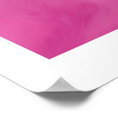 Pink Smoke Abstract Art Prints Scandi Geometric ポスター (角)