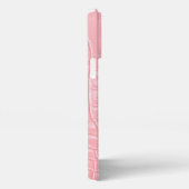 Pink Snake Leather Aesthetic iPhoneケース (右側面)