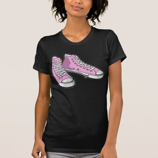 Pink sneakers tシャツ (正面)
