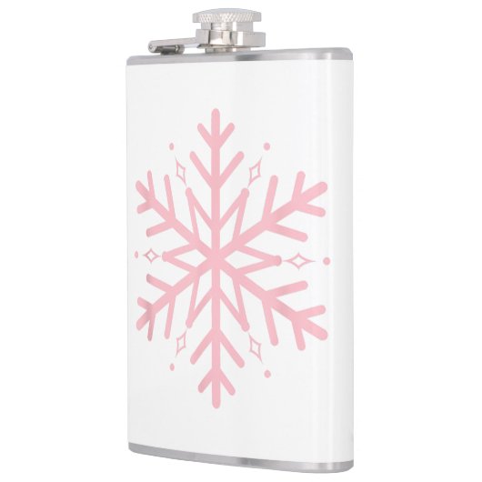 Pink Snowflake フラスク (左)