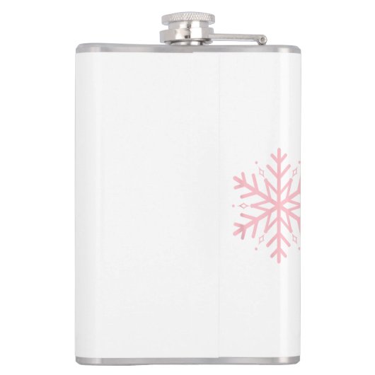Pink Snowflake フラスク (裏面)