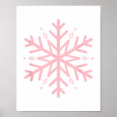 Pink Snowflake ポスター (正面)