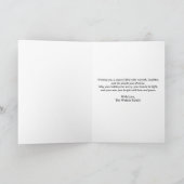 Pink Snowman Warm Winter Wishes シーズンカード (内部)