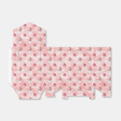 Pink Snowman Winter フェイバーボックス (折り畳みなし)