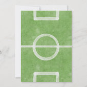 Pink Soccer Ball Girls 6th or 7th Birthday Party  招待状 (裏面)