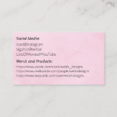 Pink Social calling card-whale 名刺 (裏面)
