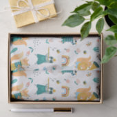 Pink Songbird with Animal Band 薄葉紙 (ギフト)