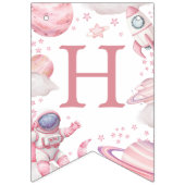 Pink Space 1st Trip Around the Sun Banner バンティングフラッグ (第2の旗)