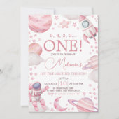 Pink Space 1st Trip Around the Sun Invite 招待状 (正面)