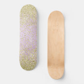 Pink Sparkle Glitter skateboard スケートボード (正面)