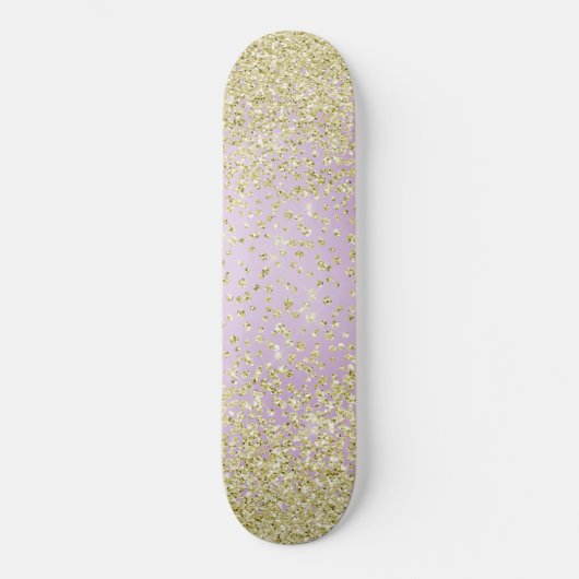 Pink Sparkle Glitter skateboard スケートボード (正面)