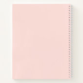 Pink Spiral Notebook ノートブック (裏面)