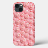 Pink Spiral Pattern iPhone Case Feminine Look Case-Mate iPhoneケース (裏面)
