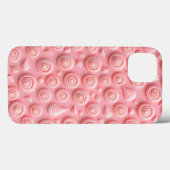 Pink Spiral Pattern iPhone Case Feminine Look Case-Mate iPhoneケース (裏面 (横))