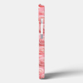 Pink Spiral Pattern iPhone Case Feminine Look Case-Mate iPhoneケース (裏面 / 左)