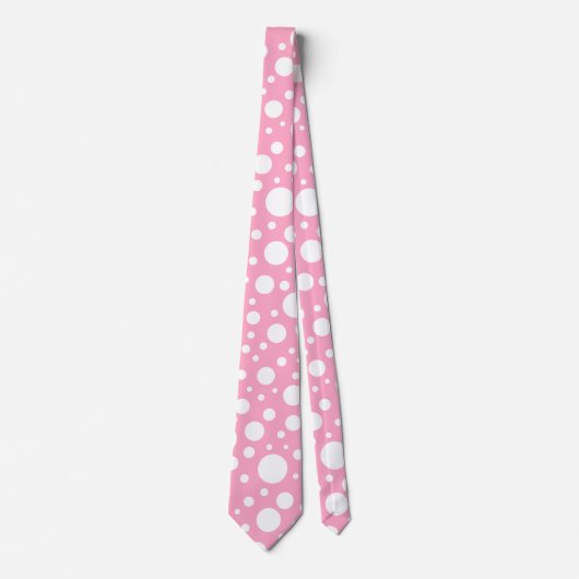 Pink Spots Tie ネクタイ (正面)
