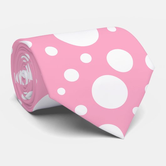 Pink Spots Tie ネクタイ (ロール)