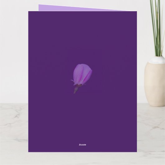 Pink Spring Blossom Flower Personalized Thank You カード (裏面)