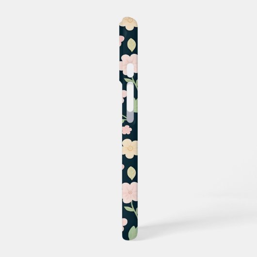 Pink Spring Elegance iPhone 16ケース (左側面)