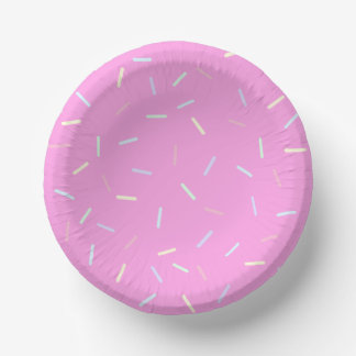 Pink Sprinkles Print Paper Bowl ペーパーボウル