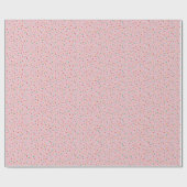 Pink Sprinkles Wrapping Paper Modern Celebrations ラッピングペーパー (フラット)
