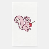 Pink Squirrel Long Napkin (正面)