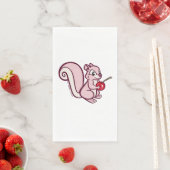 Pink Squirrel Long Napkin (インサイチュ)