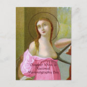 Pink St. Agatha (M 003) Postcard 2 ポストカード (正面)