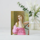 Pink St. Agatha (M 003) Postcard 2 ポストカード (スタンド正面)