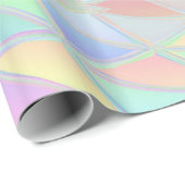 Pink Stained Glass Window Pastels ラッピングペーパー (ロールコーナー)