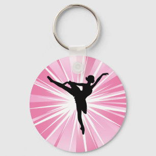 Pink Star Ballerina キーホルダー