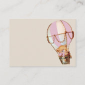 Pink Stars & Balloons Teddy Bear Books For Baby エンクロージャーカード (裏面)