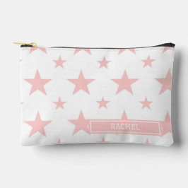 Pink Stars Pattern Constellation Pencil Case アクセサリーポーチ