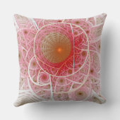 Pink Steampunk Abstract クッション (裏面)