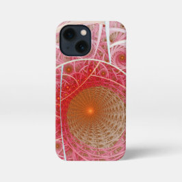Pink Steampunk Abstract iPhone 13 Miniケース