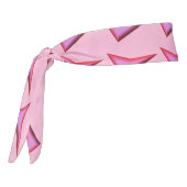 Pink Steel light pink checker plate headband タイヘッドバンド (回転270)