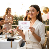 Pink Stethoscope Celebrate Graduation invitation 招待状