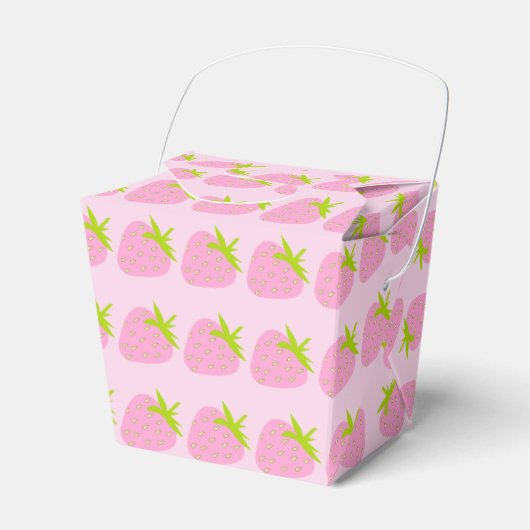 Pink Strawberries フェイバーボックス (正面サイド)