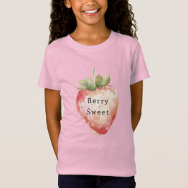 Pink Strawberry Fruit Berry Sweet Tシャツ