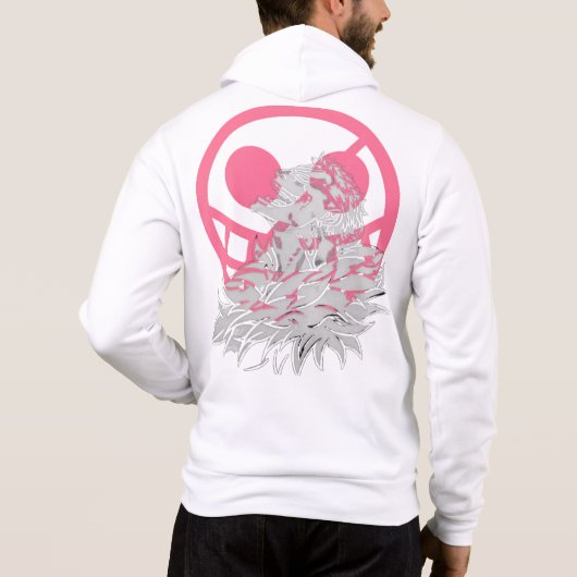 Pink String Tyrant Hoodie – Underworld Joker Style パーカ (裏面)