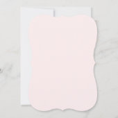 Pink Stripe Cocktail Bridal Shower Party 招待状 (裏面)